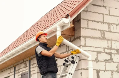 Pose et remplacement de gouttières à Chalmaison